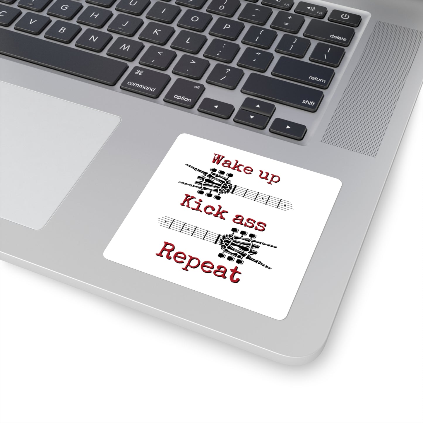 Wake Up Square Stickers