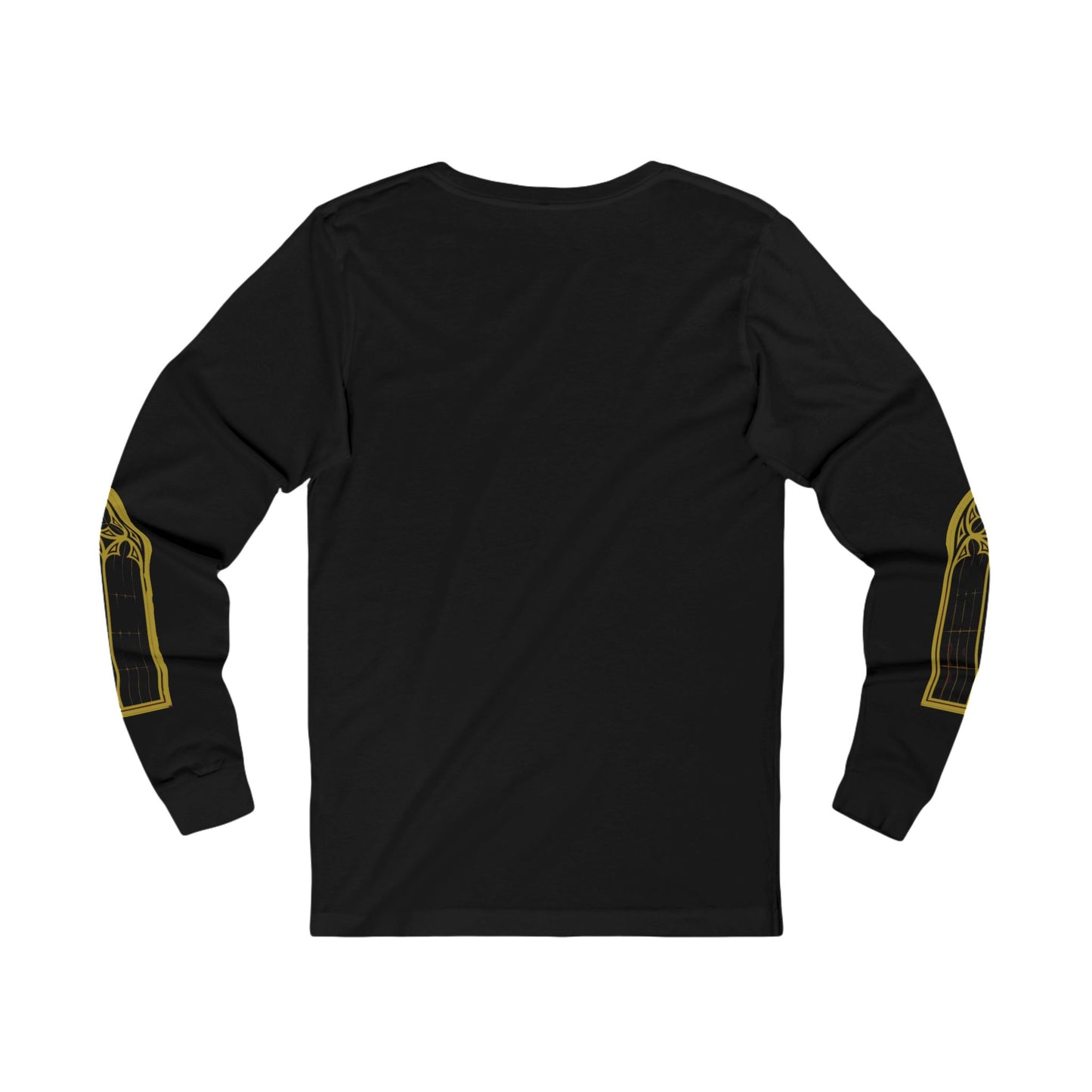 Cathedral Long Sleeve Tee with Rose Window Design