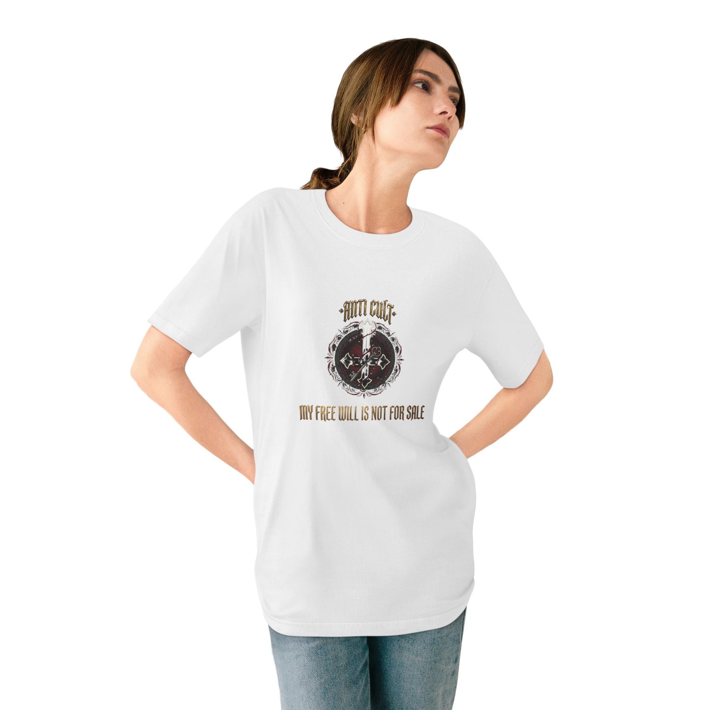 My Free Will Organic T-Shirt — Casual Statement Tee for Independent Thinkers