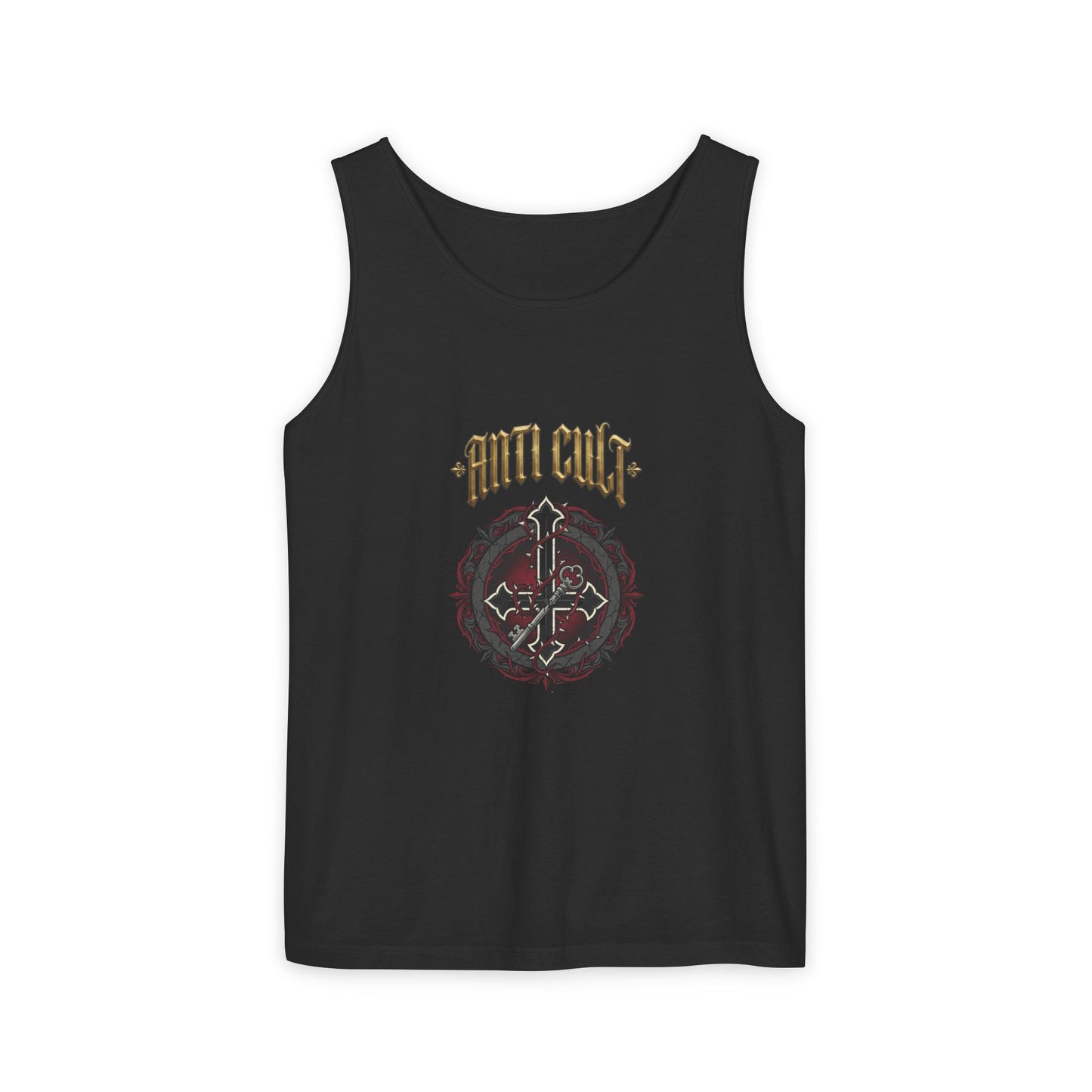 Anti-Cult Free Will Tank Top — Skeptic Statement Tee