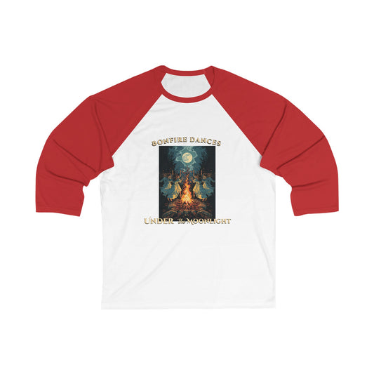 Witch's Bonfire Raglan Baseball Tee