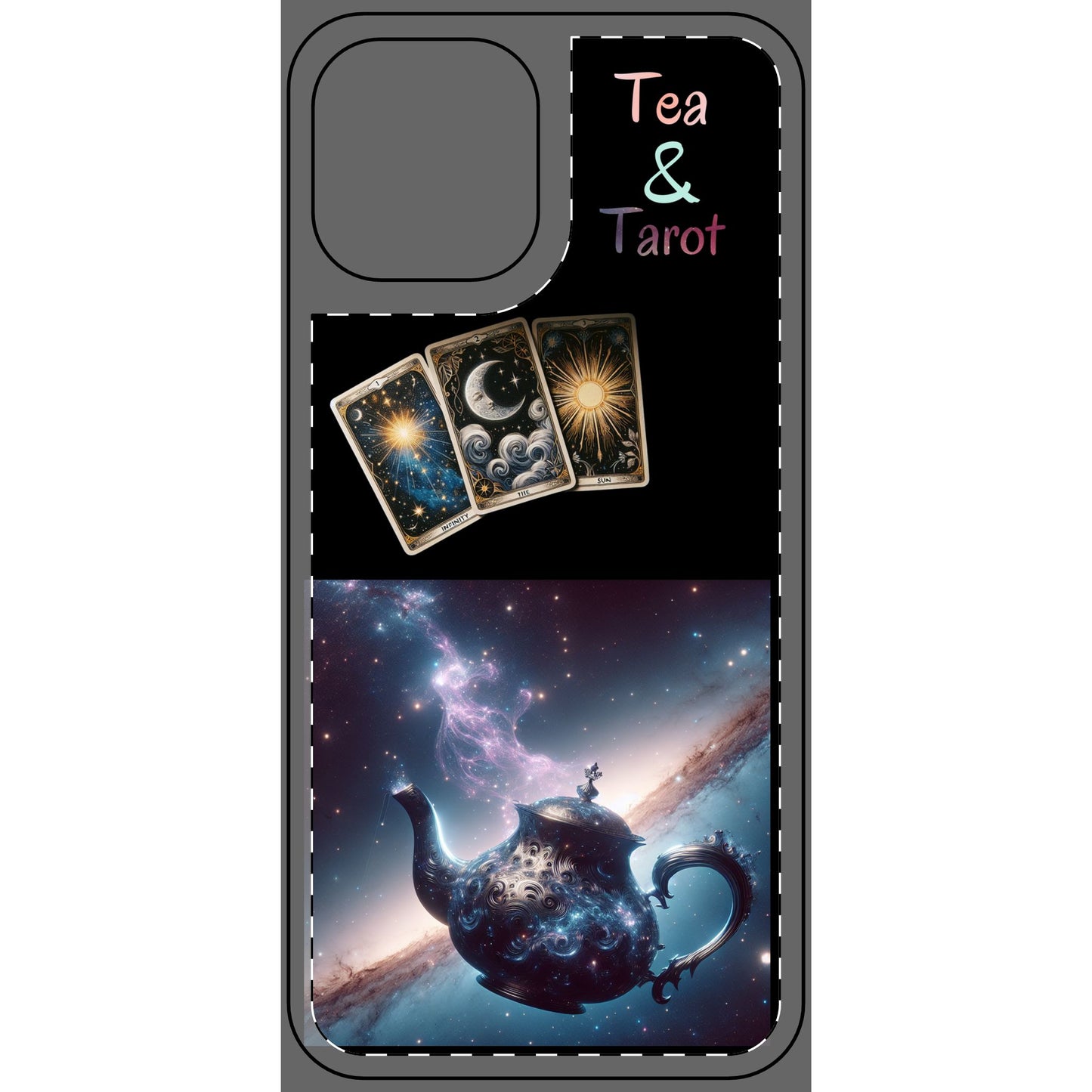 Phone Skin - Ethereal Tea and Tarot Design