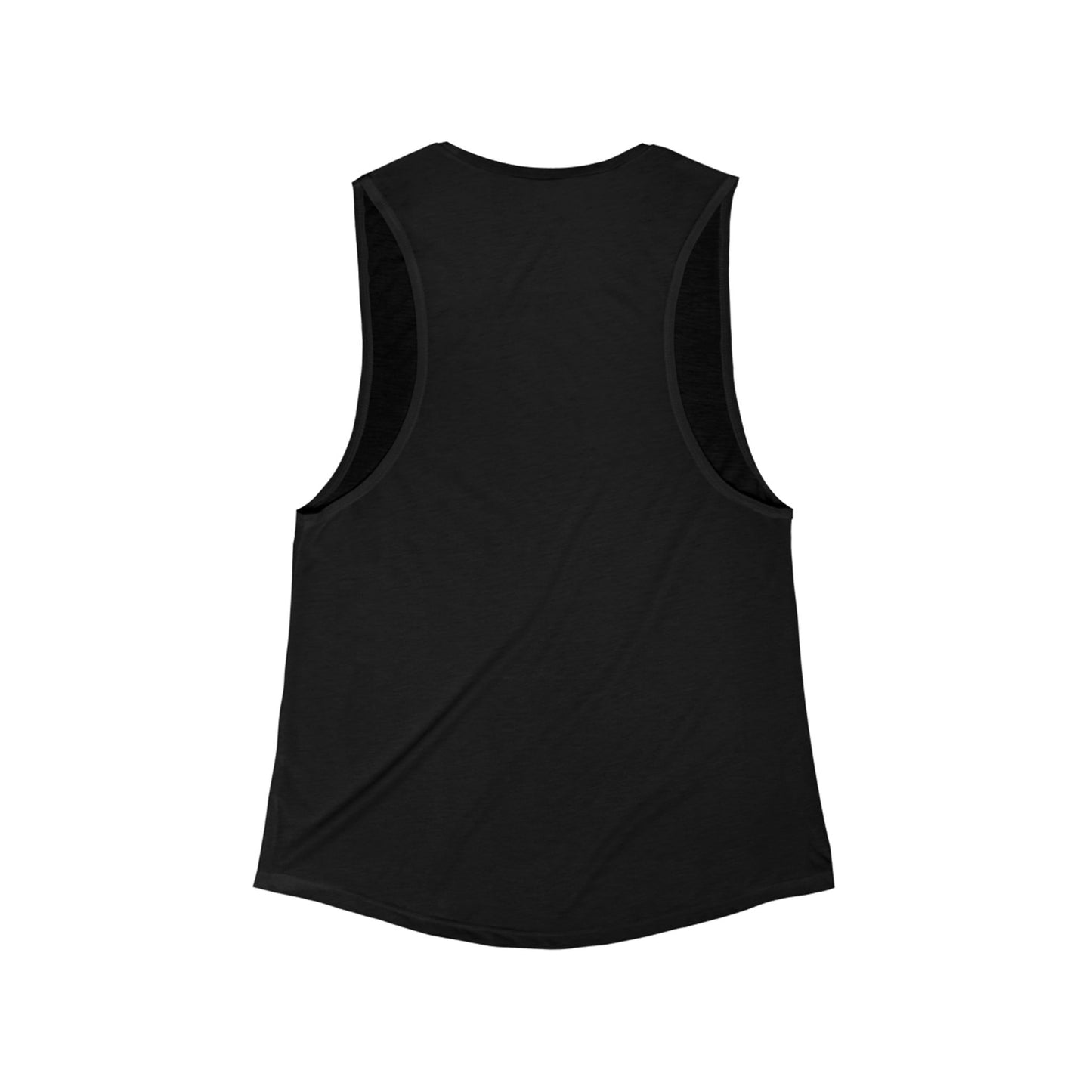 Zen Crane Lotus Tank Top — Women's Flowing Scoop Muscle Tank