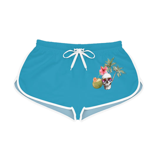 Tropigoth Women's Relaxed Shorts in turquoise.