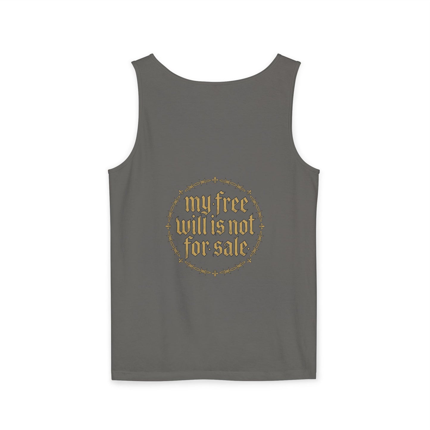 Anti-Cult Free Will Tank Top — Skeptic Statement Tee