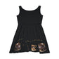 Gold Victorian Teacup Skater Dress