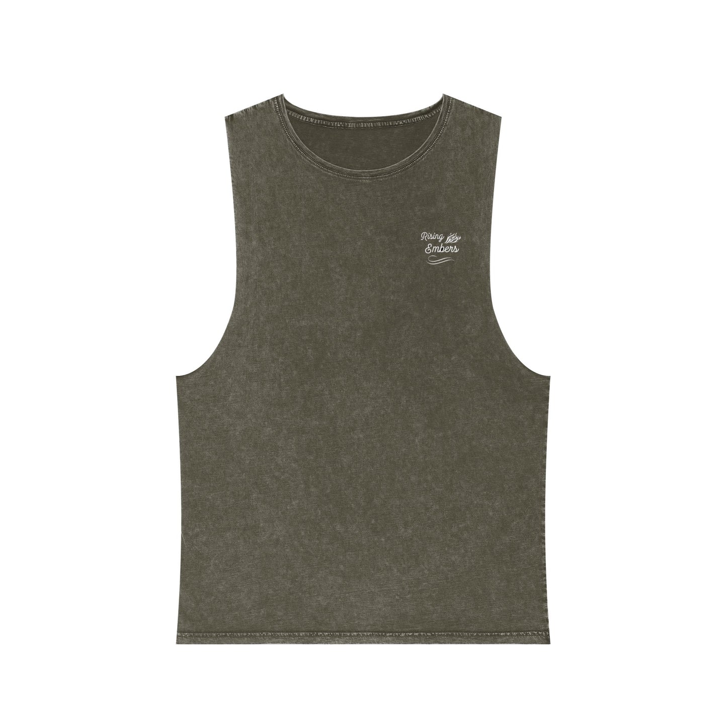 Floral Spine Muscle Tank — Botanical Spine Graphic Tank Top