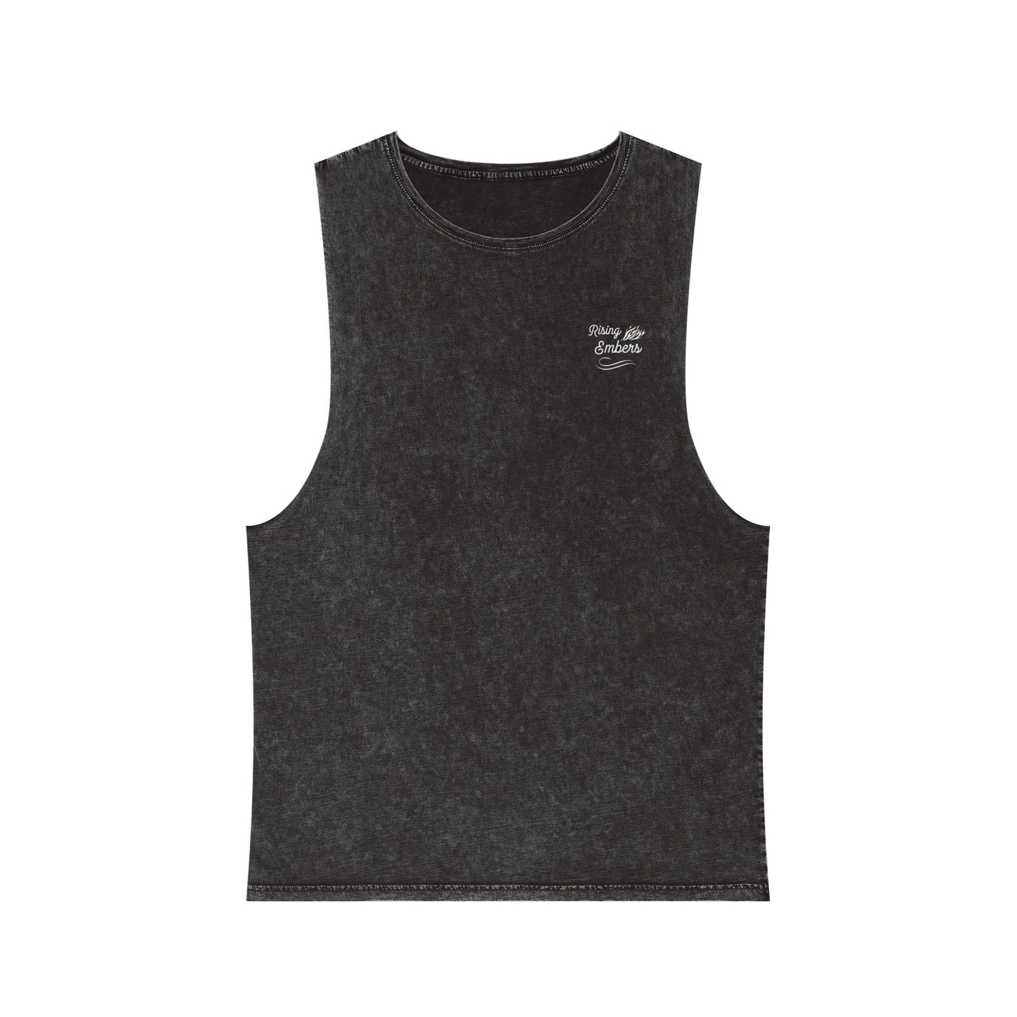 Floral Spine Muscle Tank — Botanical Spine Graphic Tank Top