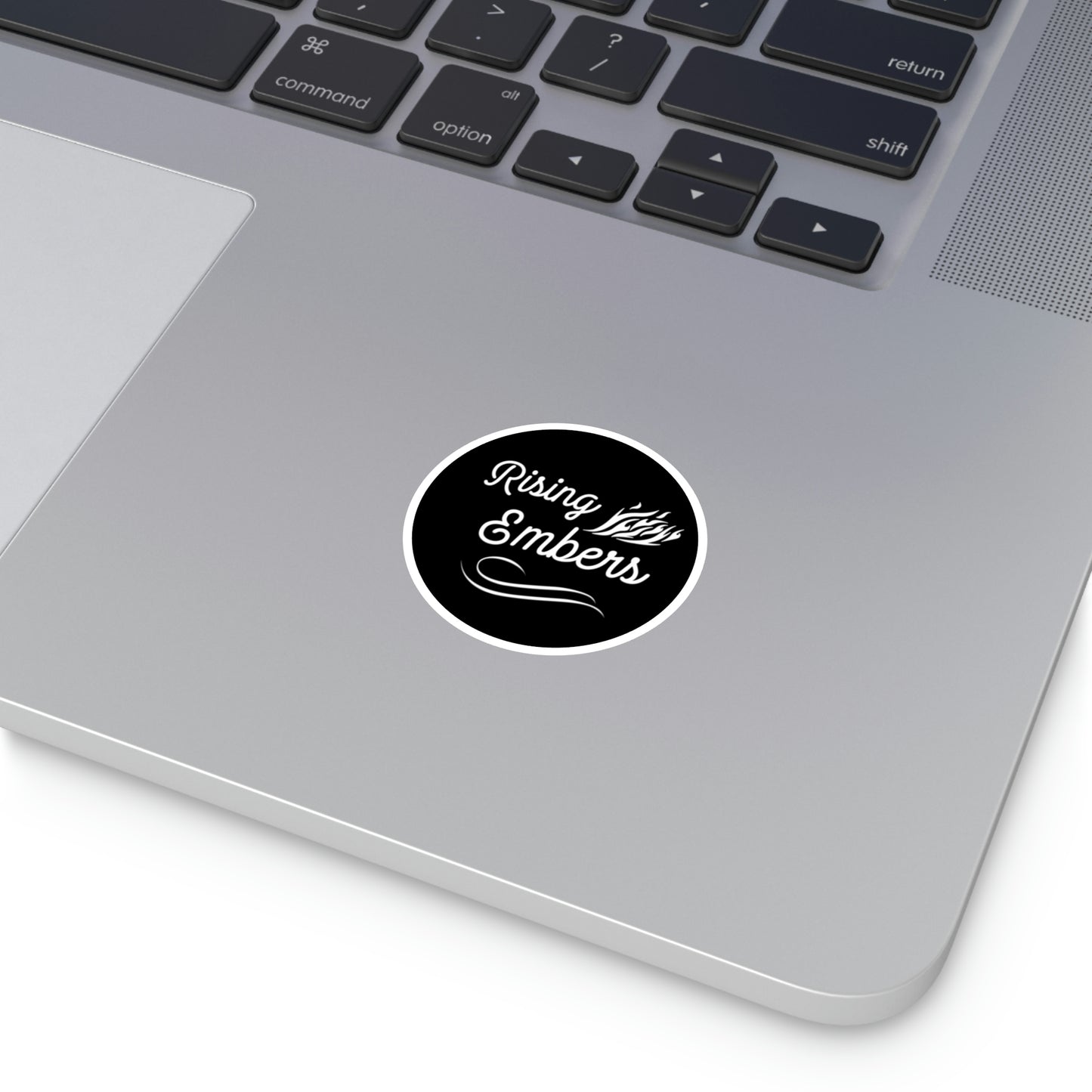 Rising Embers Round Sticker, Indoor\Outdoor