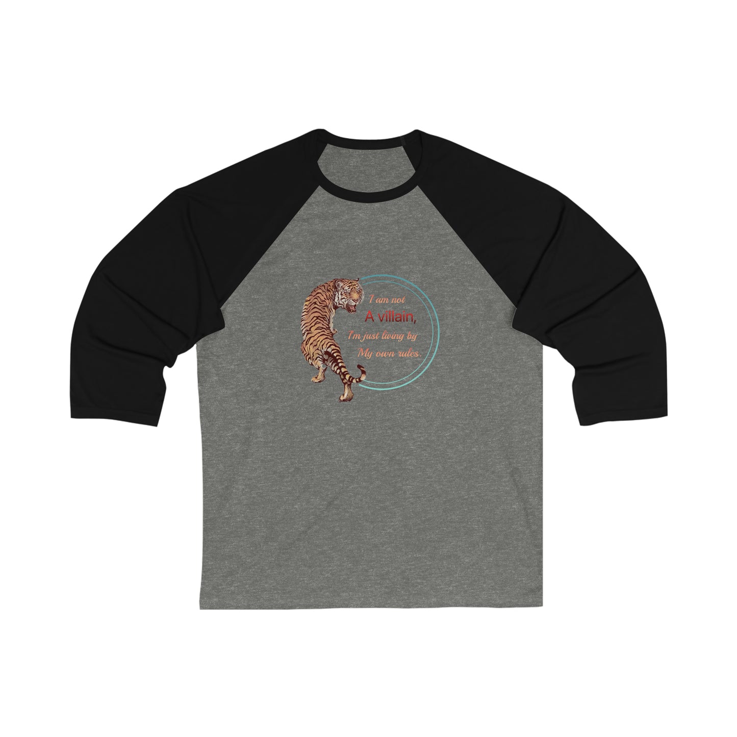 Tiger leader 3\4 Sleeve Baseball Tee